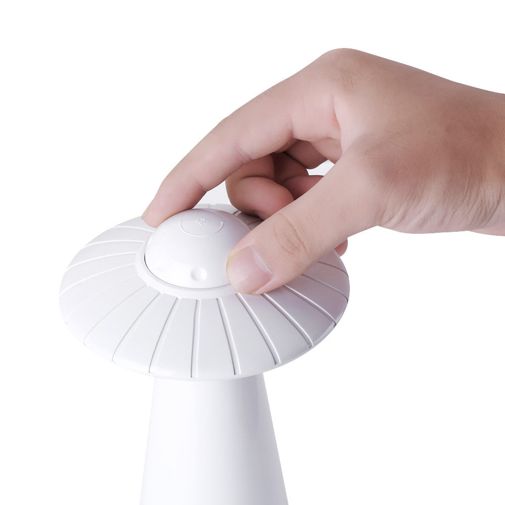Creative new UFO flying saucer desk lamp, student reading eye-protecting led book lamp, novel and unique bedroom atmosphere night light Item Picture