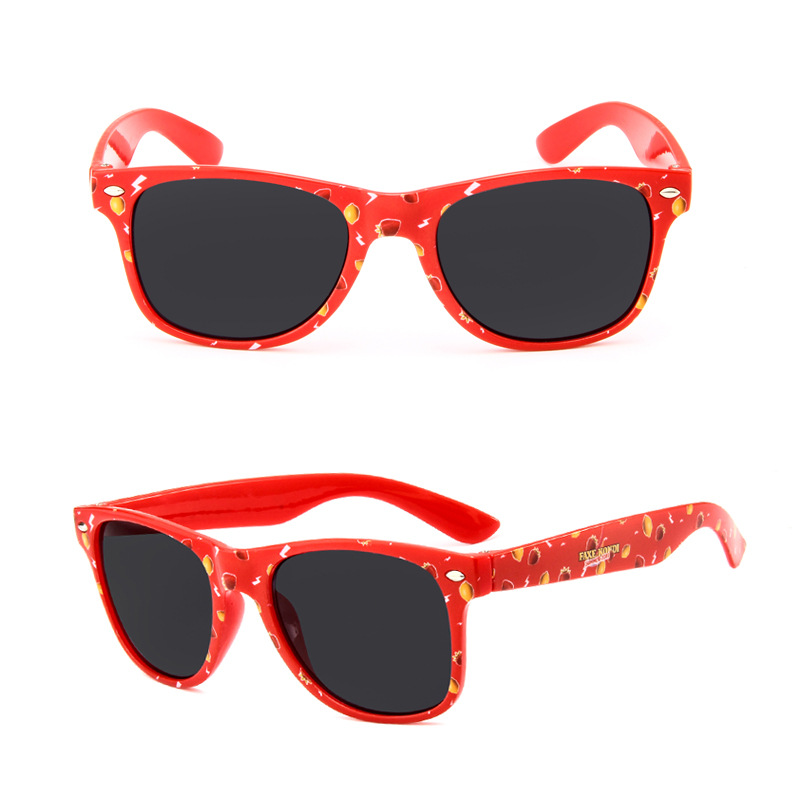 太阳镜塑料经典款 促销太阳镜批发 反光彩膜镜片墨镜FDA太阳眼镜详情图3