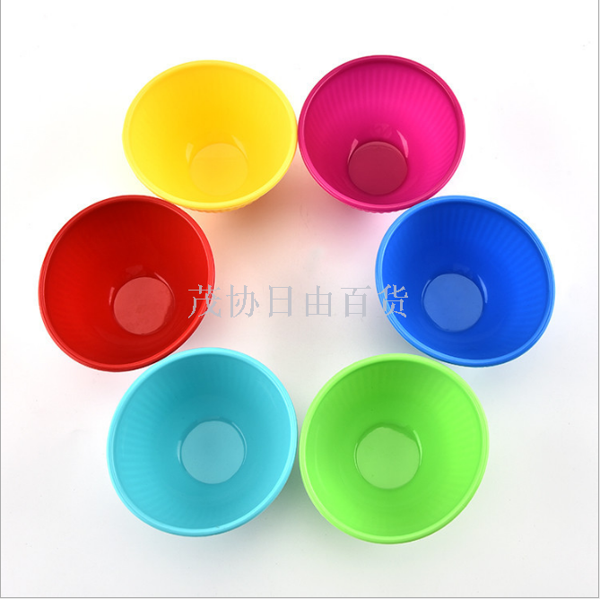 Silicone small bowls, children's tableware, silicone bowls, anti-drop and anti-scald, baby rice bowls, special bowls for babies Item Picture