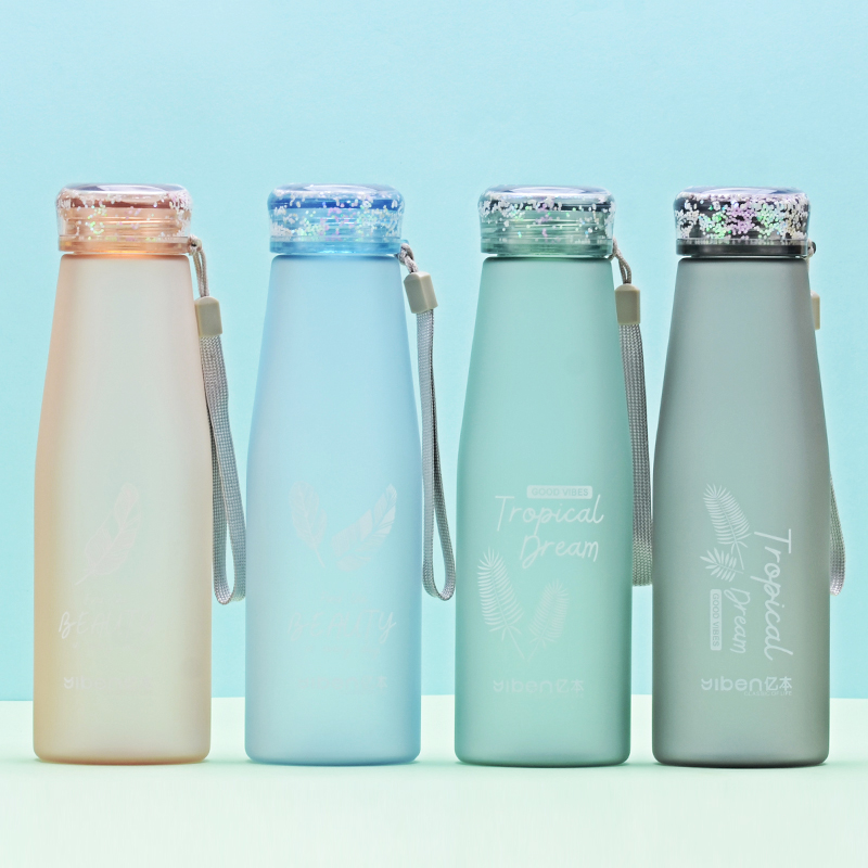 520ML billion creative sporadic cup lid space cup small fresh plastic cup portable water cup thumbnail