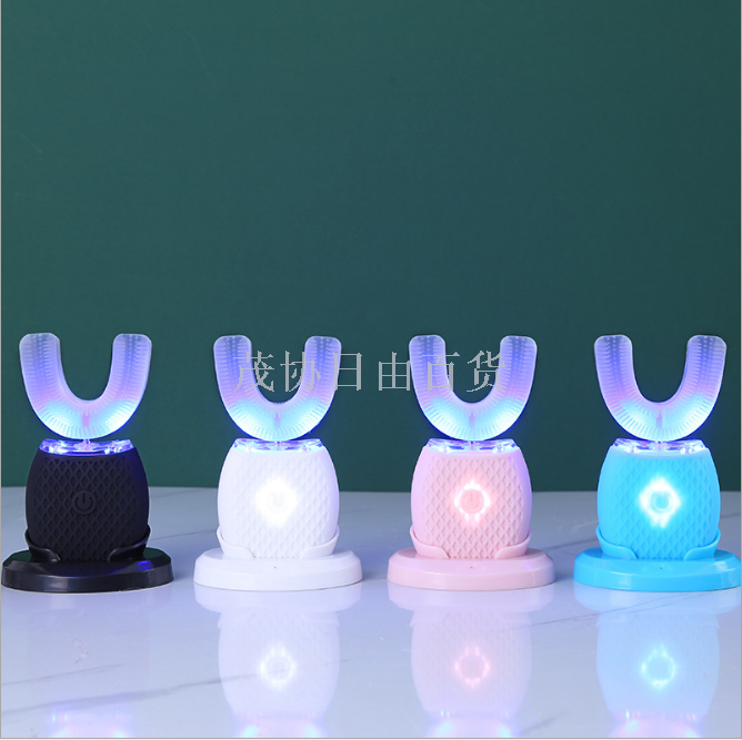 Adult and children's universal electric toothbrush, soft bristle lazy person ultrasonic charging toothbrush, one-piece consignment, U fully automatic Specification image