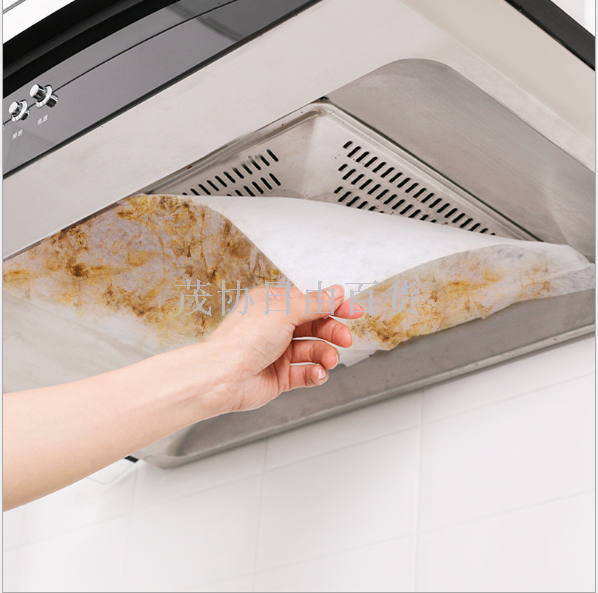 Lampblack ventilator protective film oil-proof film Lampblack ventilator oil-proof sticker disposable nonwoven cloth oil-proof filter film