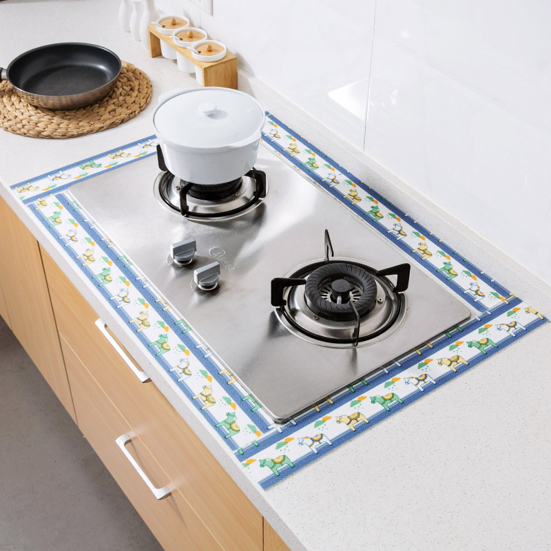 自粘水槽防水贴厨房洗菜盆吸湿防水贴浴室洗漱台洗脸盆静电吸水贴产品图