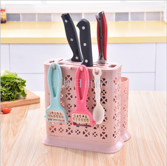 Creative chopsticks basket tableware stand knife, fork and spoon separate multi-purpose dripping chopsticks basket