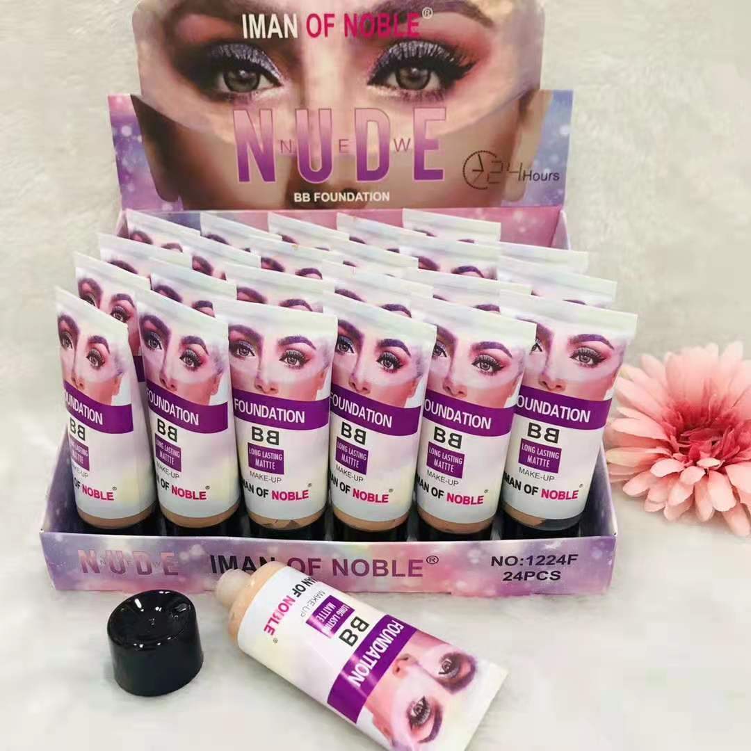 IMAN OF NOBLE品牌 NUDE新款粉底液 自然滋润服帖不易掉妆