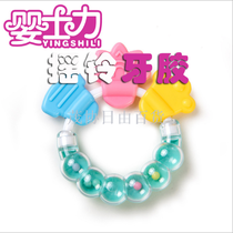 Baby dental gel rattle Baby dental gel stick silica gel rattle silica gel grinder