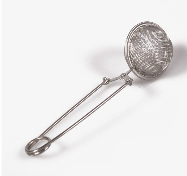 不锈钢链条手柄茶球 茶叶过滤器 茶隔 茶漏 手柄调料球4.5cm