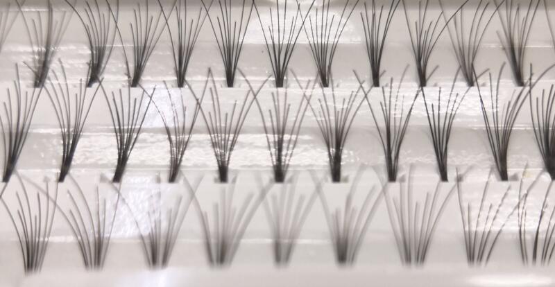 Beauty eyelash extension, eyelash extension, single hair, handcrafted single hair extension, self-igniting false eyelashes Application Scenario