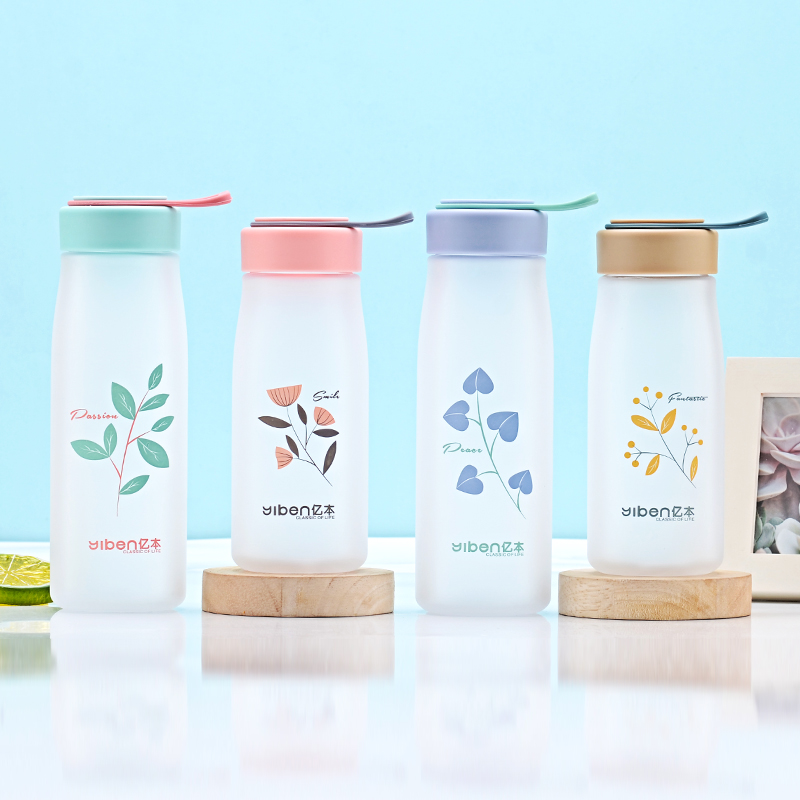 360ML Qingyu Space Cup Small fresh hand-held rope cup will carry the water cup