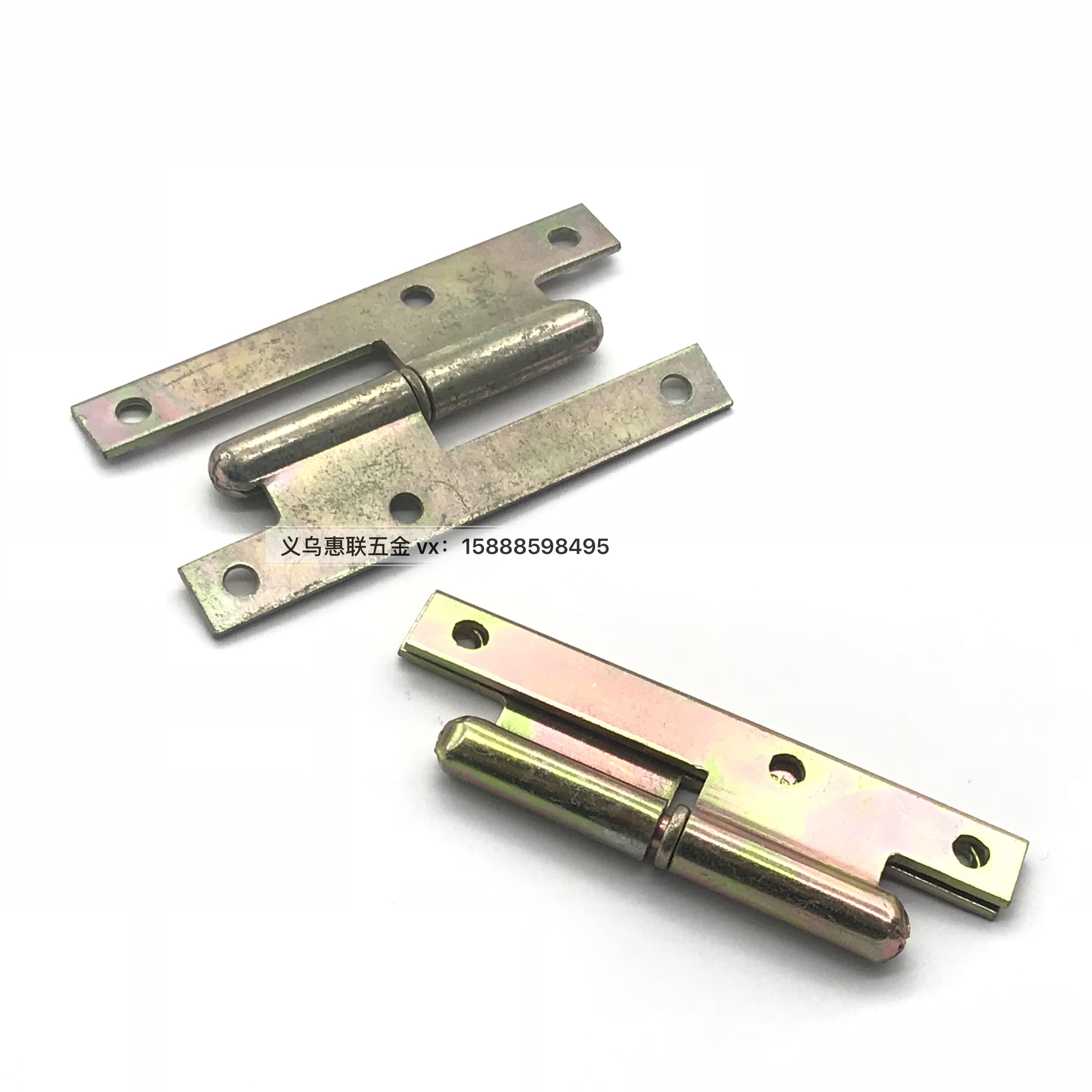 Factory direct H-type color zinc color open loose-leaf wire drawing five holes without slotting doors and Windows wooden doors and interior doors