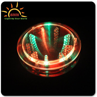 Dazzle LED flash coasters round 9 lights illuminated tunnel coasters bar decorations to add props