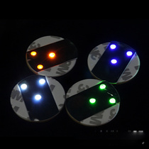 Led flash coasters bar Light coasters three led coasters Cup coasters LED bottle stickers