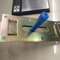 Iron bolt, plastic handle flat bolt, colored zinc bolt