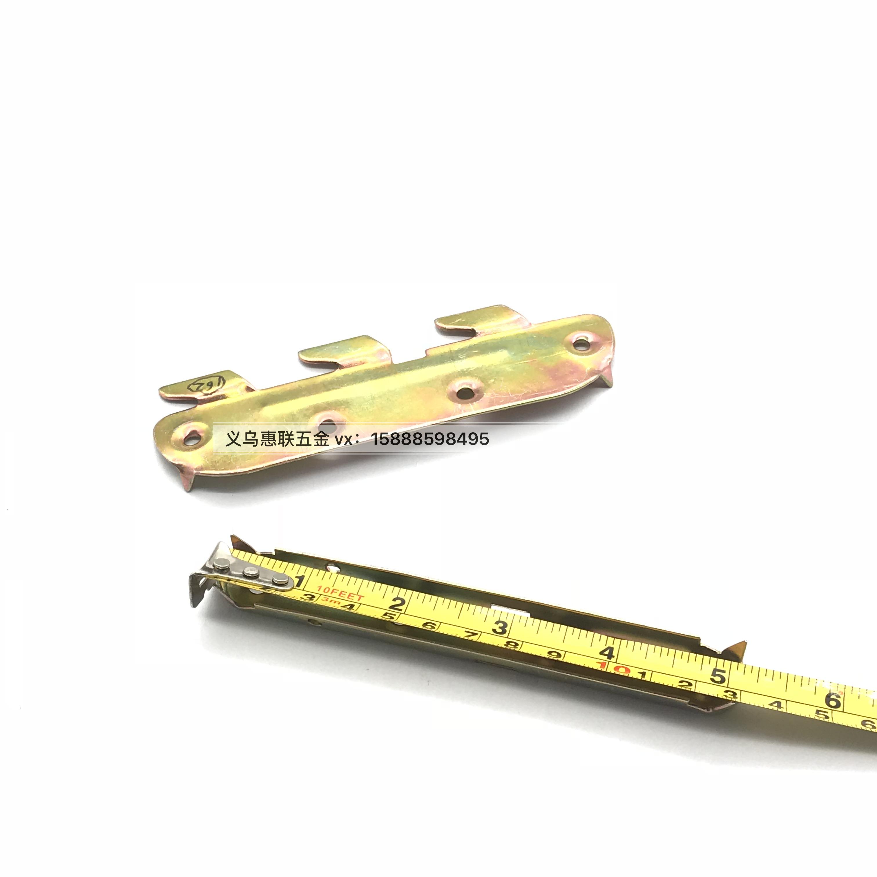 Customized golden bed hook bed hinge bed hanging code invisible bed corner code bed button furniture bed connector