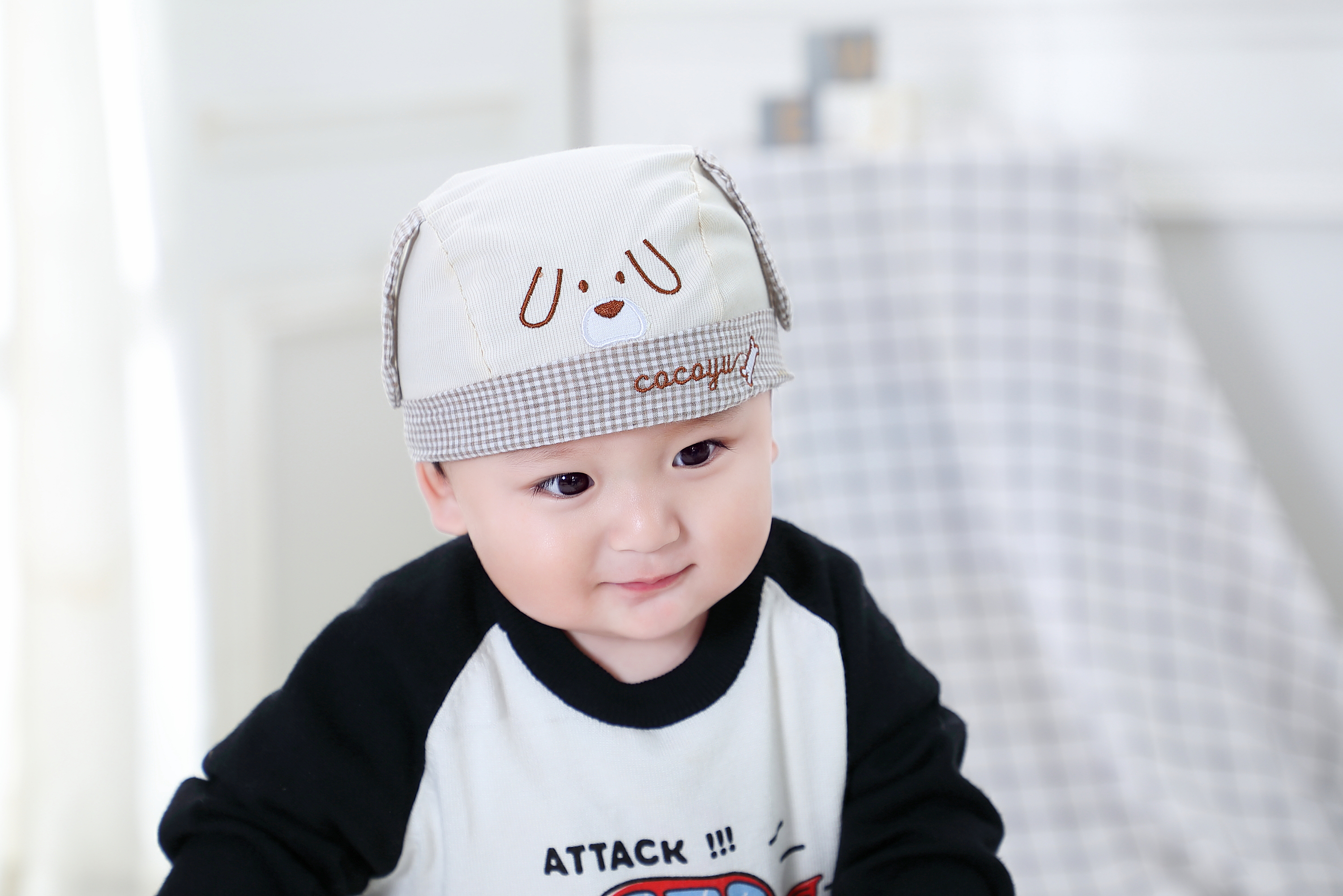 Baby hats, infant hats, children's hats, drooping ears, dog hats, pirate hats Item Picture