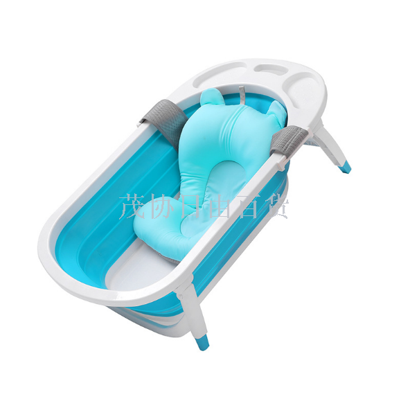 Baby folding tub Baby bath tub Household new born extra thick extra high bath tub laundry folding tub