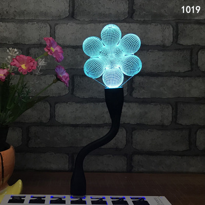 Novelty USB small Night Light New Fancy stall selling Acrylic electronic gift lamps creative lighting 3D night light