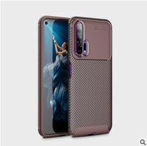 The new Huawei Honor 20 Pro mobile case is ultra-thin carbon fiber all-inclusive anti-fall protective case TPU soft case in stock