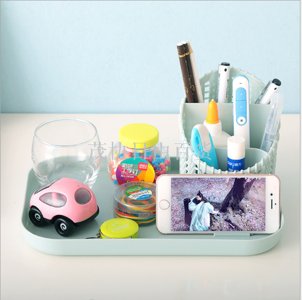 Manufacturer direct sale jewelry shelf porch key cosmetic storage box office desk dresser tray