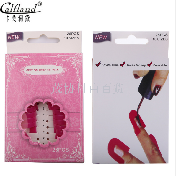 Caffolande nail art anti-overflow nail polish anti-overflow nail edge print French style Specification image