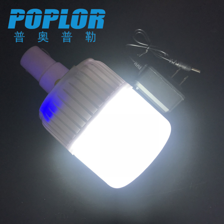 LED solar emergency bulb 40W power outage outdoor emergency light stall light 5 gear adjustment with charging plug Application Scenario