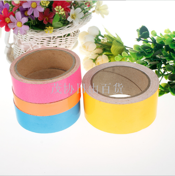 Luminous warning tape, high-brightness luminous strip, fluorescent acrylic luminous sticker, 1m, 3m, 5m Specification image