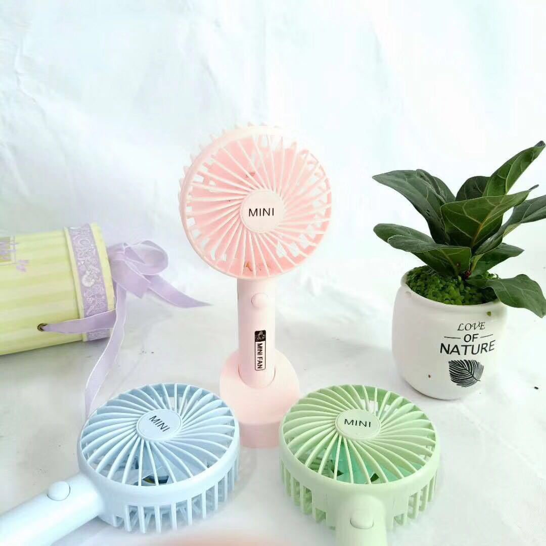 usb charging mini handheld cooling student lazy desktop base selling 8801 stand handheld fan