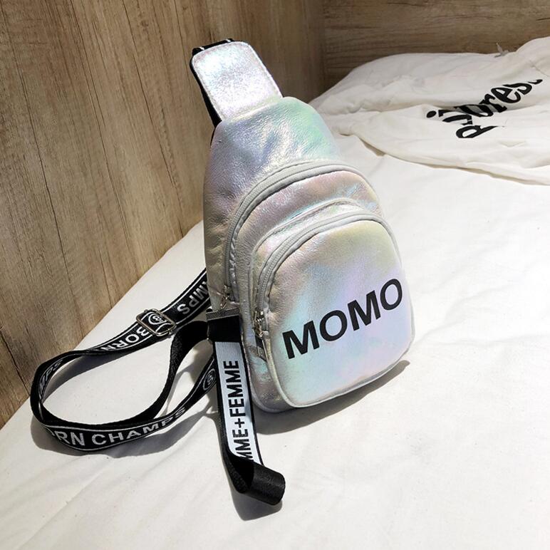 ins小包包女韩版百搭斜挎包honey蹦迪腰包PU胸包