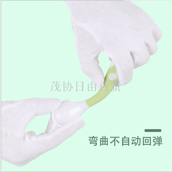 Baby learning to eat training spoon pp curved head rice spoon tilted head Children's fork spoon can be bent, curved spoon crooked handle spoon fork Application Scenario
