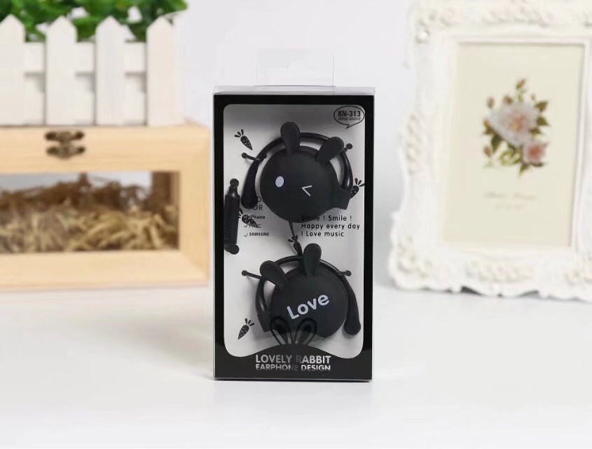 Sound Boli cute rabbit ear earphone Cute little rabbit ear earphone KN313 Application Scenario