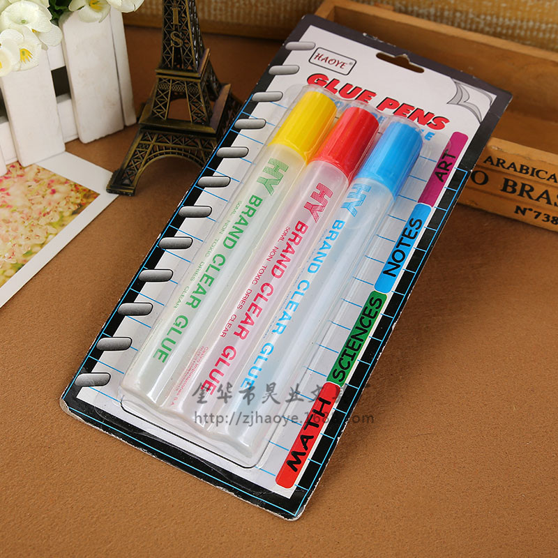 文具7302液体胶水学生中号强力胶水办公用品50ML透明液体胶产品图