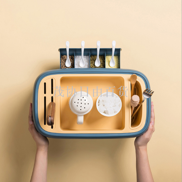Multifunctional covered shelving