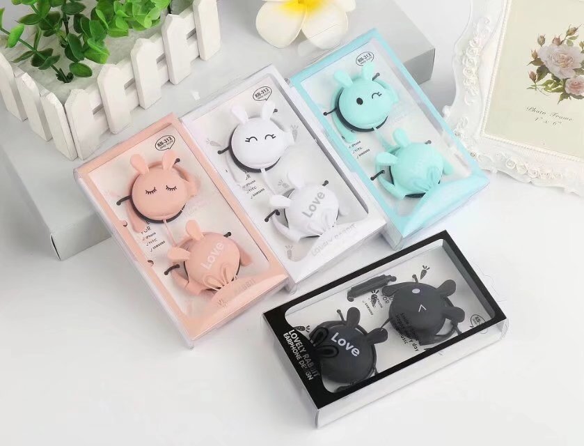 Sound Boli cute rabbit ear earphone Cute little rabbit ear earphone KN313 details Picture