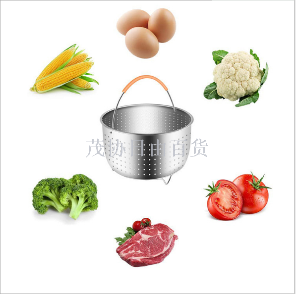 Instant Pot 368qt Quart Stainless steel mesh basket Steamer Silicone handle Pressure cooker Steamer basket Steamer rack Application Scenario