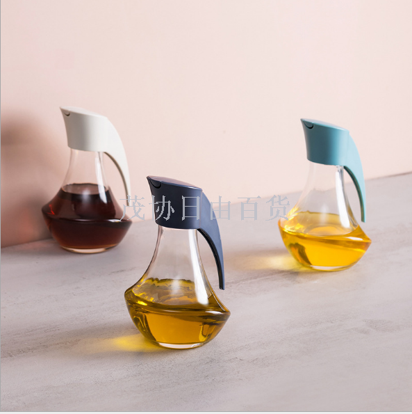 Product mu original Nordic kitchen small oil pot household glass leakproof oil pot does not leak soy sauce vinegar seasoning bottle