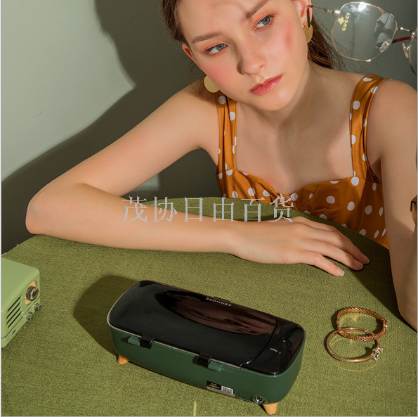 Ultrasonic cleaner, a household small-sized device for cleaning contact lenses, watches, jewelry and dentures Specification image
