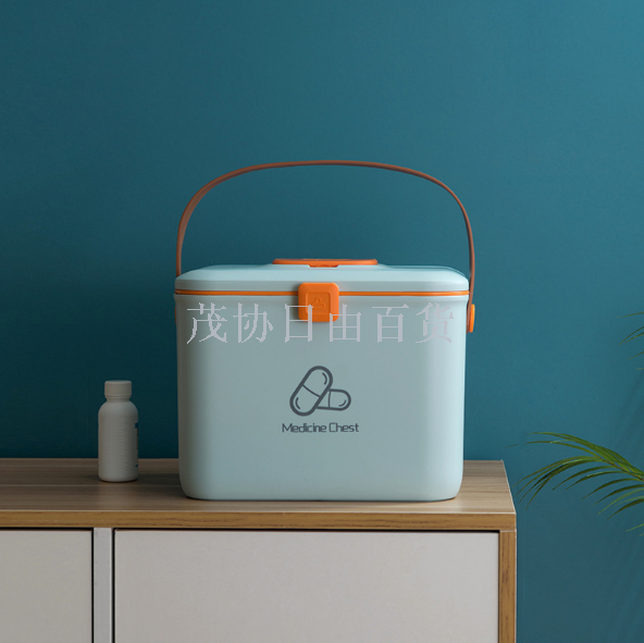 多功能家庭药箱 家用急救药箱 北欧手提儿童药箱 990g