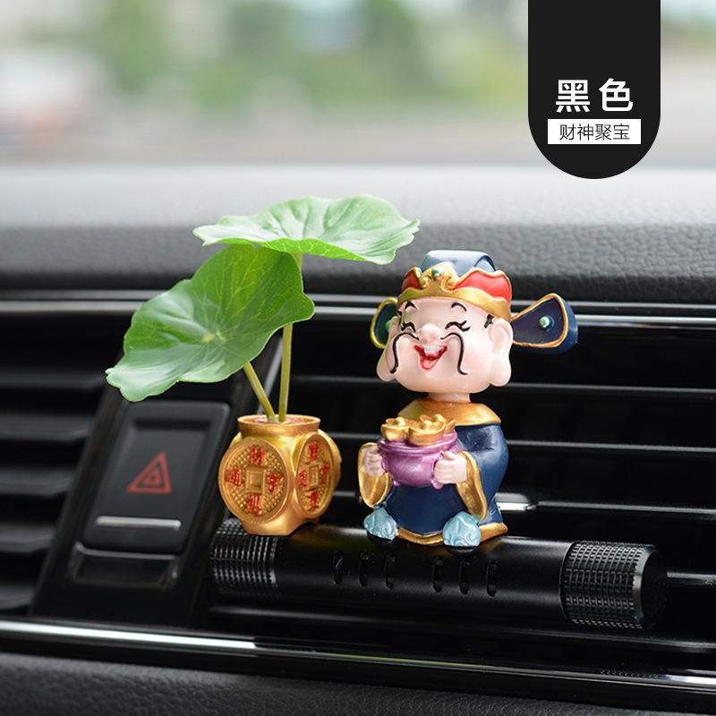 Xinong Car God of Wealth Air Conditioning vents, creative aromatherapy car products, perfumes, interior decoration ornaments, aromatherapy details Picture