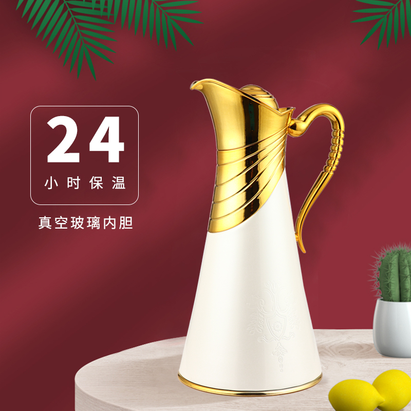 Vacuum Flask 保温水壶大容量便携热水瓶玻璃内胆保温杯宿舍暖瓶