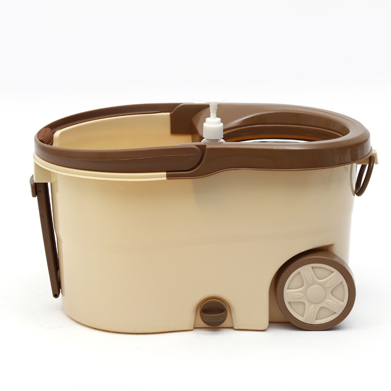Rotary Mop Bucket Four-Drive Thickened Pedal Lazy Mop Multi-Functional Portable Two-Wheel Labor Saving Good Drag Item Picture