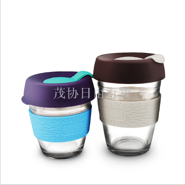 Amazon bestselling creative gift mug with coffee mug silicone office silicone glass with lid