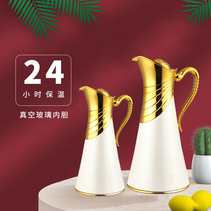 Vacuum Flask 保温水壶大容量便携热水瓶玻璃内胆保温杯暖瓶套装