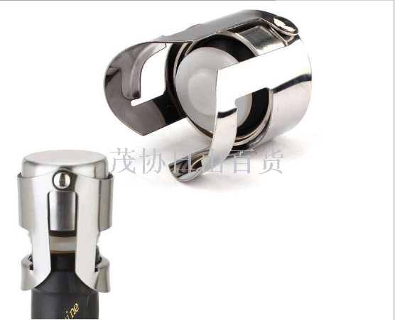 Stainless steel wine stopper, champagne stopper, wine stopper, wine stopper, bottle stopper, fresh-keeping stopper