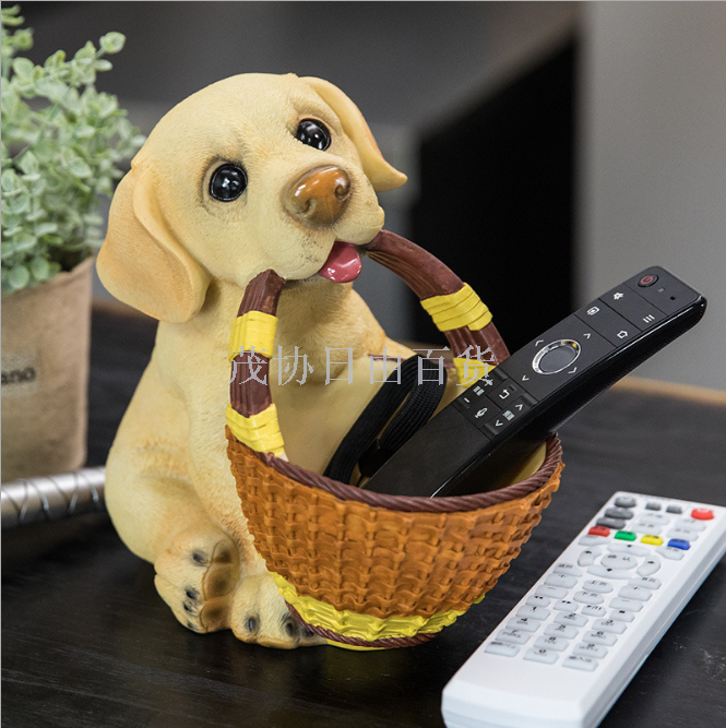 Cute dog home decor Creative home decor Entry porch key storage knickknacks