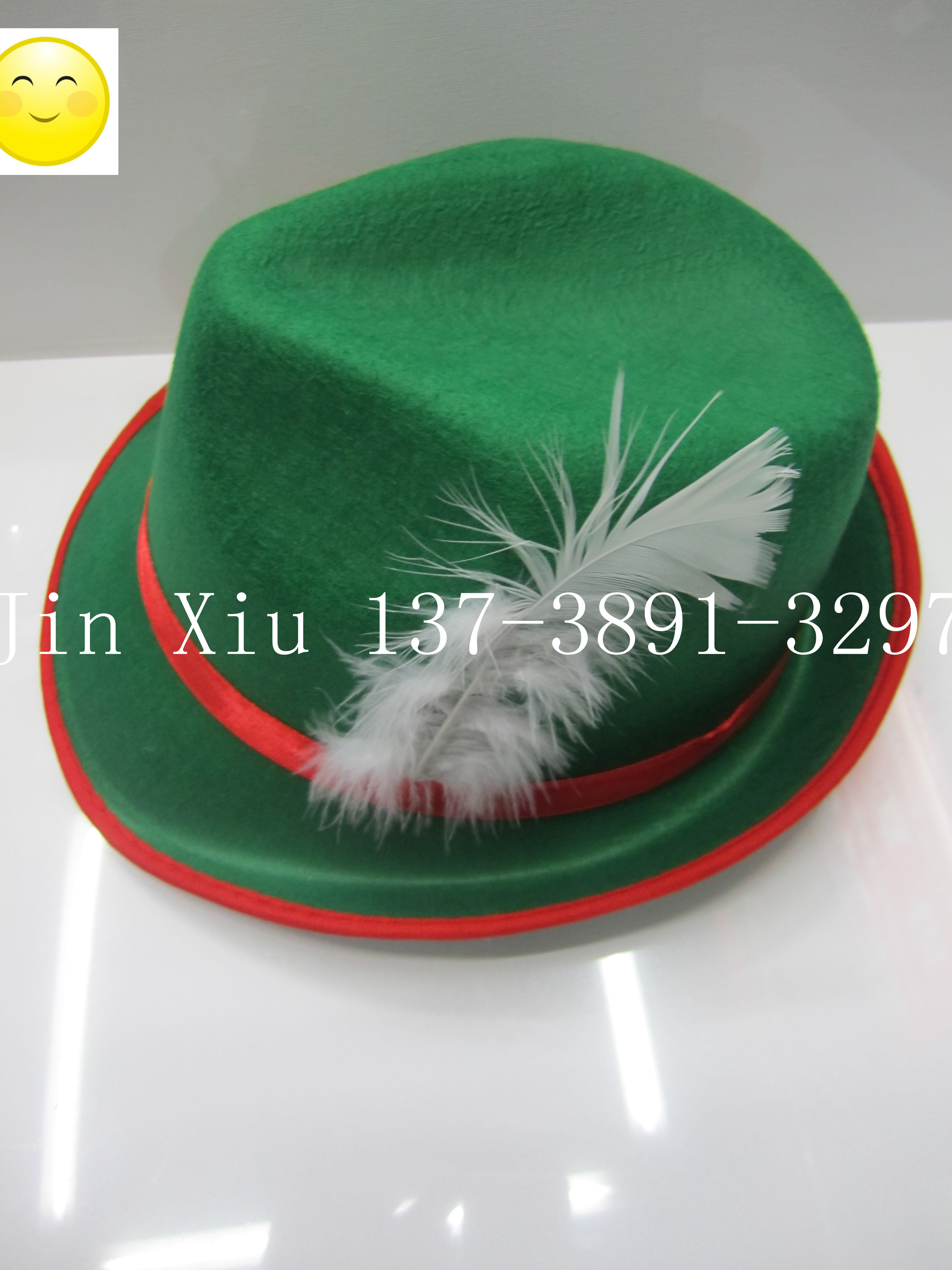 15&16帽，民族帽礼帽礼品帽舞台派对节日帽细节图