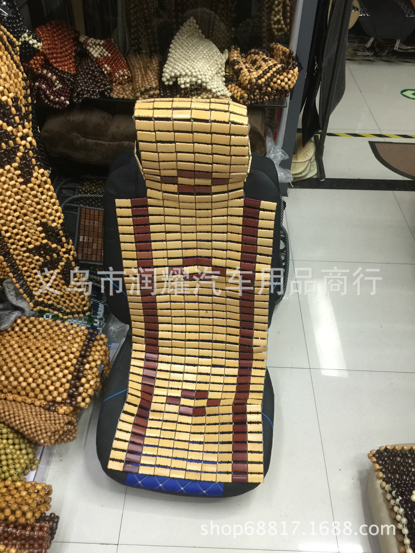 Amazon's best-selling car bamboo seat cushions, single-piece seat cushions, van backrests, custom-made and wholesale for foreign trade Application Scenario