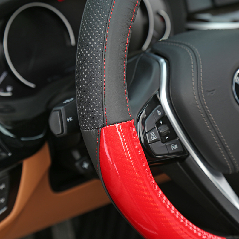 Wholesale of new summer car steering wheel covers with breathable and anti-slip leather, suitable for all seasons Application Scenario