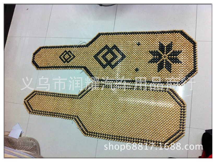 Export wooden bead seat cushions, household wooden bead cushions, car seat cushions, pure handcrafted wooden bead seat cushions Item Picture