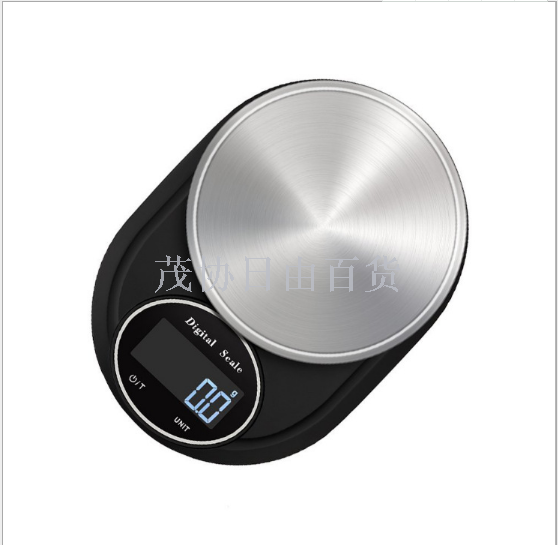 New portable kitchen stainless steel electronic scale, household multi-functional food baking scale 5kg for export Specification image