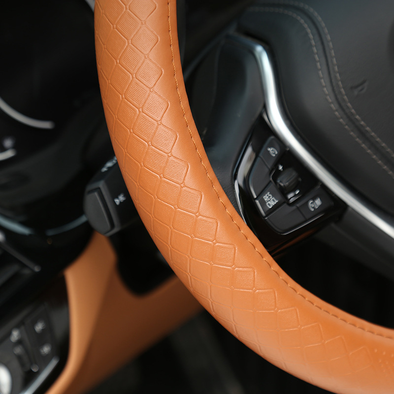 2019 nuevo estilo de venta caliente cuatro estaciones cubierta de volante de cuero de coche de cuero de vaca manga de manga artículos interiores del coche al por mayor Application Scenario
